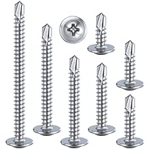 Wensilon #10×3/4”for Sheet Metal Self-Tapping Screws 410 Stainless Steel Truss - Image 5