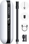 CYCPLUS Electric Air Compressor Portable Bicycle Pump Car Tire Inflator by CYCPLUS