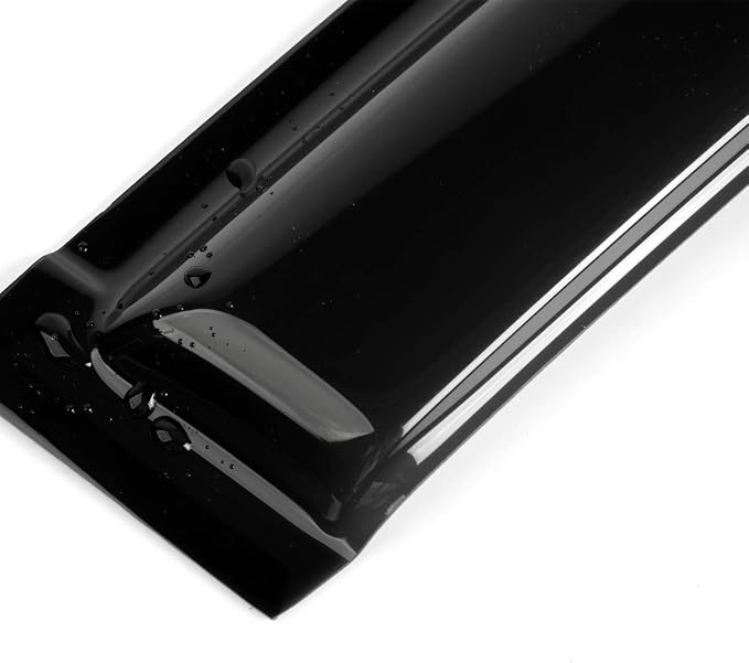 4pcs Original Shatterproof Outside Mount Style Side Window Visor Deflector Rain - Image 4