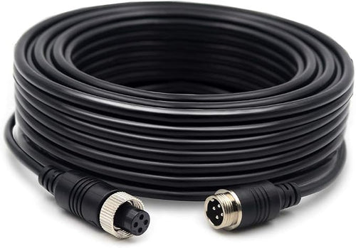 (17FT / 5m Backup Camera Cable, 4-pin Aviation Video Extension Cable, Car Video by Collyon