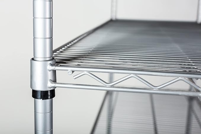 Omega 21" Deep x 60" Wide x 36" High 3 Tier Gray Starter Shelving Unit - Image 7