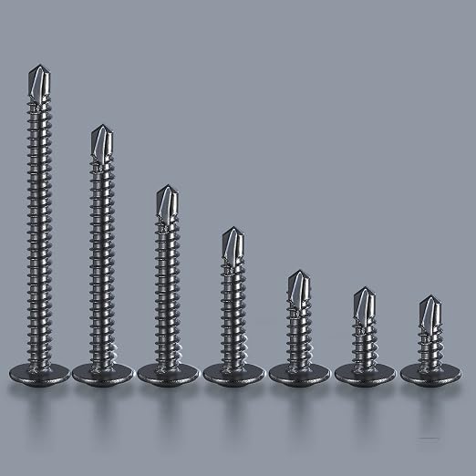 Wensilon #10×1/2” for Sheet Metal Self-Tapping Screws 410 Black Stainless Steel - Image 5