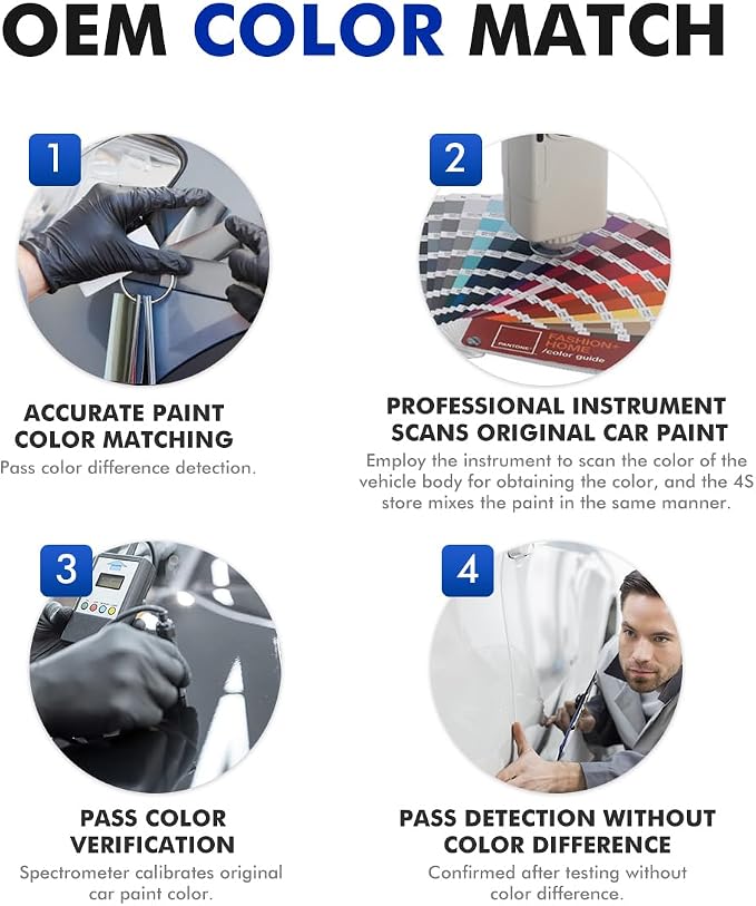 Shimmering Silver Touch Up Paint Compatible - Image 8