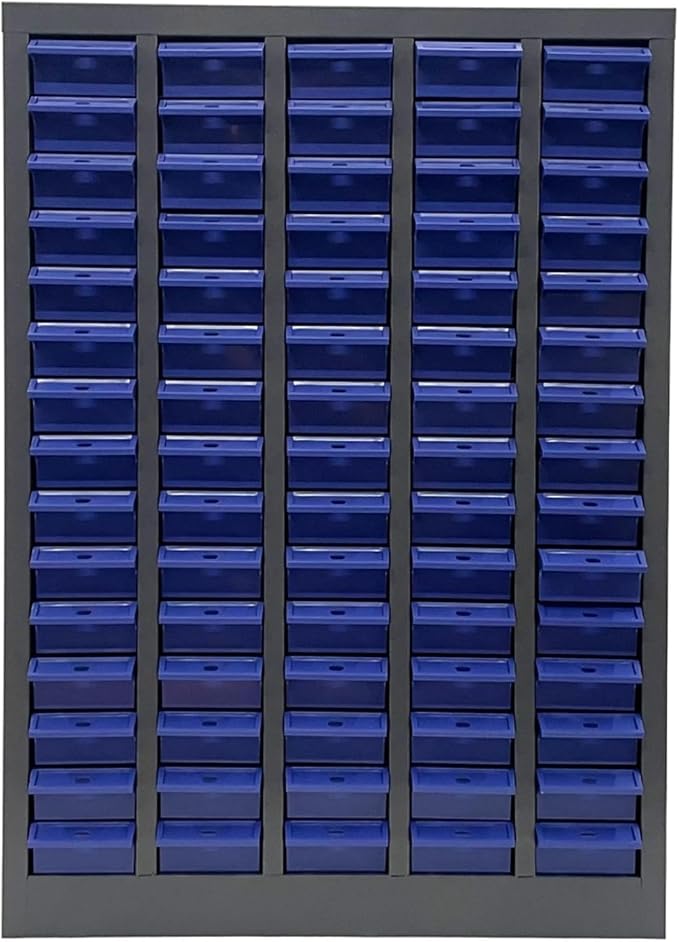 Parts Cabinet, 75 Drawers Tool Cabinet Without Door, Plastic Bolt and Nut Tool - Image 7