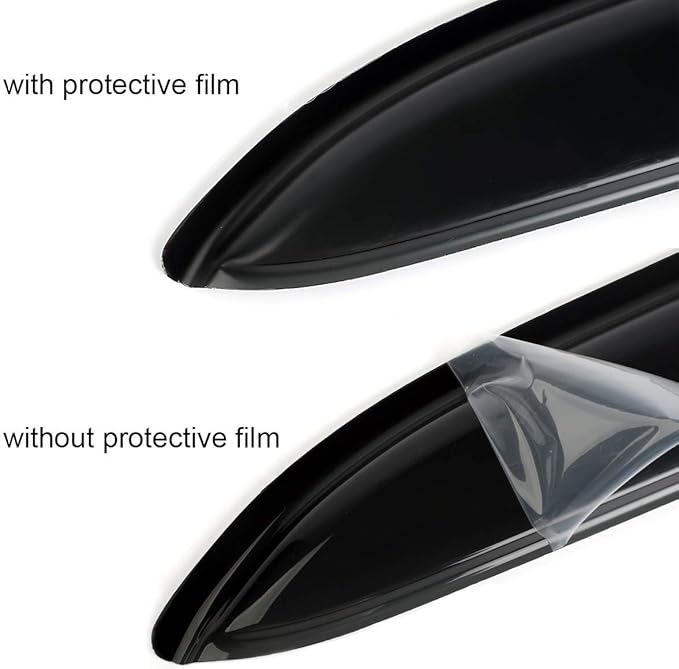 4pcs Original Shatterproof Outside Mount Rain Guard Durable Side Window Wind - Image 8