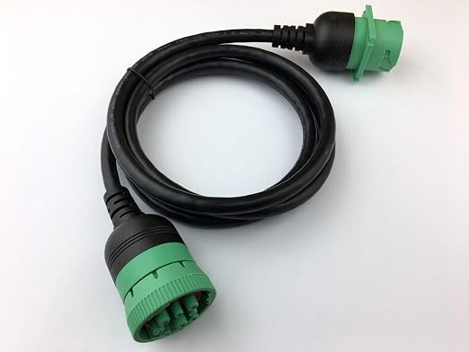 Type 2 J1939 Male to Female Extension Cable Full 9pin 20AWG 6Ft - Image 5