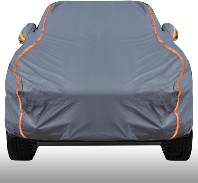 KEYOOG Universal Waterproof Heavy Weight Full Car Covers, Fit Pickup, All by KEYOOG
