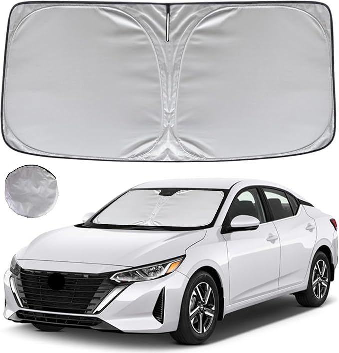 KAYZT Windshield Sun Shade for 2020-2025 Nissan Sentra Sedan Foldable Sunshade by KAYZT