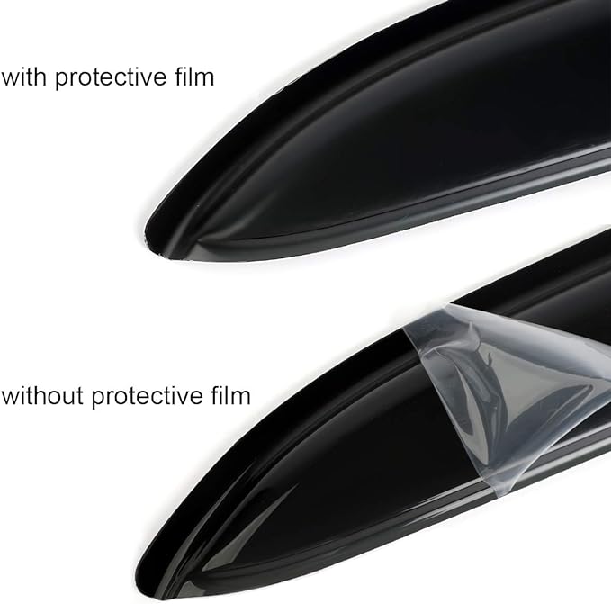 4pcs Original Shatterproof in-Channel Style Window Rain Guards Shield Side Wind - Image 4