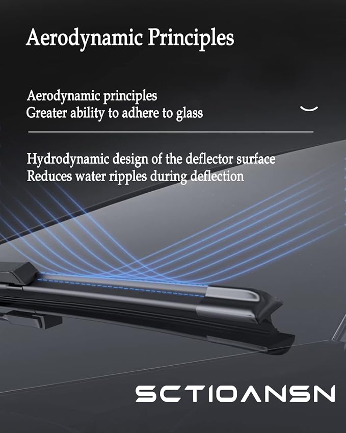 Windshield Wiper Blades for BMW 320i 2013-2018, 328i 2010-2016, 335i 2010-2015 - Image 2