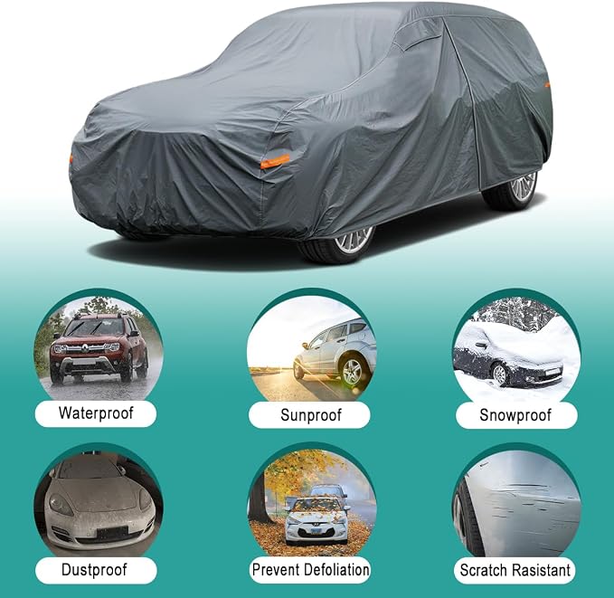 Premium Car Cover Custom Fit Chevrolet Tahoe, 16 Layers Heavy Duty Car Cover - Image 4