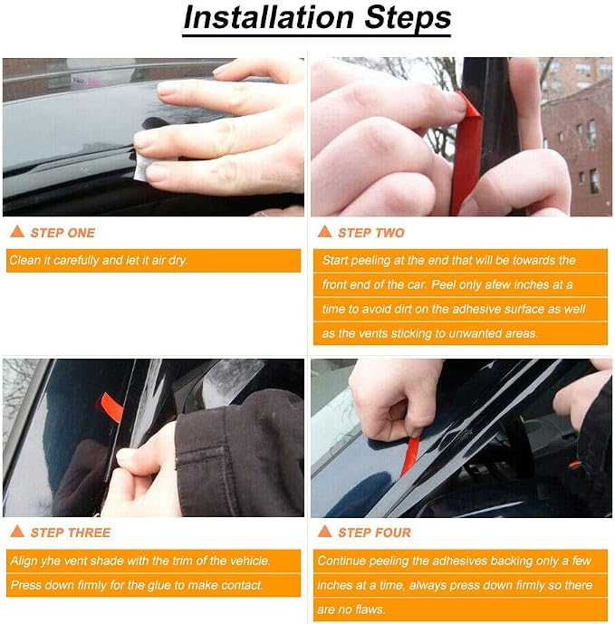 Smoke Window Visors Compatible - Image 6