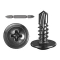 Wensilon #10×1/2” for Sheet Metal Self-Tapping Screws 410 Black Stainless Steel by Wensilon