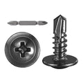 #8×1/2” for Sheet Metal Self-Tapping Screws 410 Black Stainless Steel Truss by Wensilon