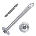 Wensilon #10×1-1/2”for Sheet Metal Self-Tapping Screws 410 Stainless Steel by Wensilon