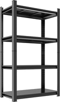 63"H Garage Shelving Heavy Duty Rack, 2400 LBS Extra Large Capacity 4 Tier by ErgoNova