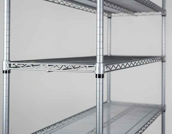 Omega 21" Deep x 60" Wide x 36" High 3 Tier Gray Starter Shelving Unit - Image 4