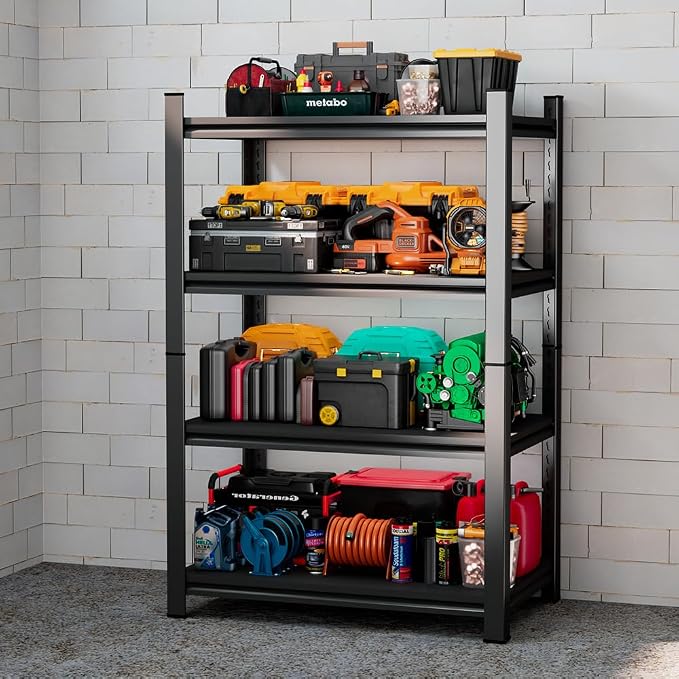 Thickened Steel Structure Multi-Functional Storage Shelves Load Capacity 500 by Buynow