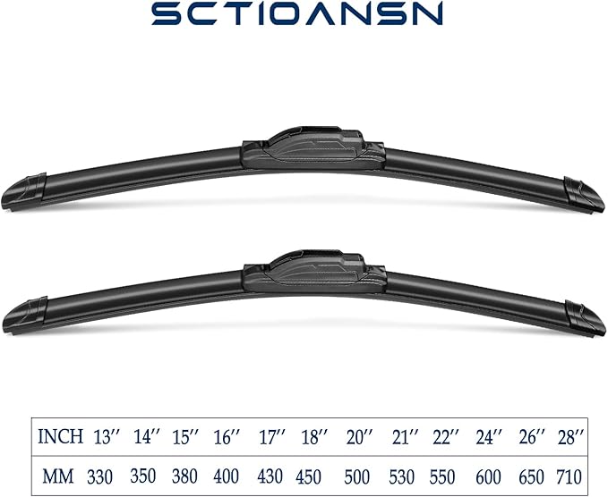 3 Wipers Set for Jeep Wrangler JL 2018 2019 2020 2021 2022 2023, Original - Image 3