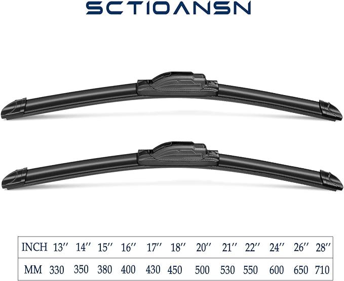3 Wipers Set for Mazda CX-3 2016 2017 2018 2019 2020 2021, Original Equipment - Image 3