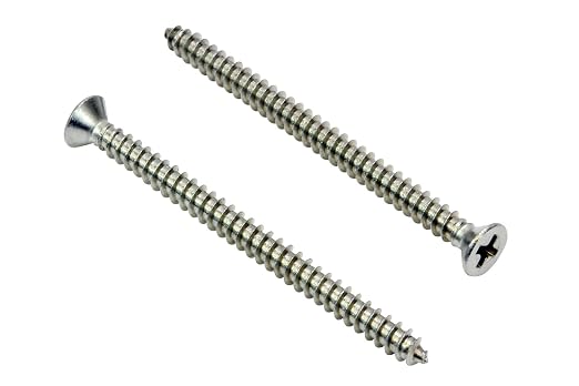 Bolt Dropper #4 x 1-1/2" Stainless Steel Flat Head Phillips Wood Screw by BoltDropper