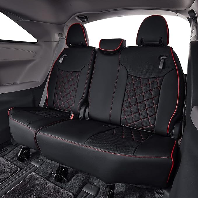 EKR Sienna Seat Covers for 2011-2020 Toyota Sienna L, 7 Seats, 2nd Row Captain - Image 6