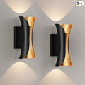 2-Pack Outdoor Wall Light LED 20W 11.8in Aluminum by ROSYSKY
