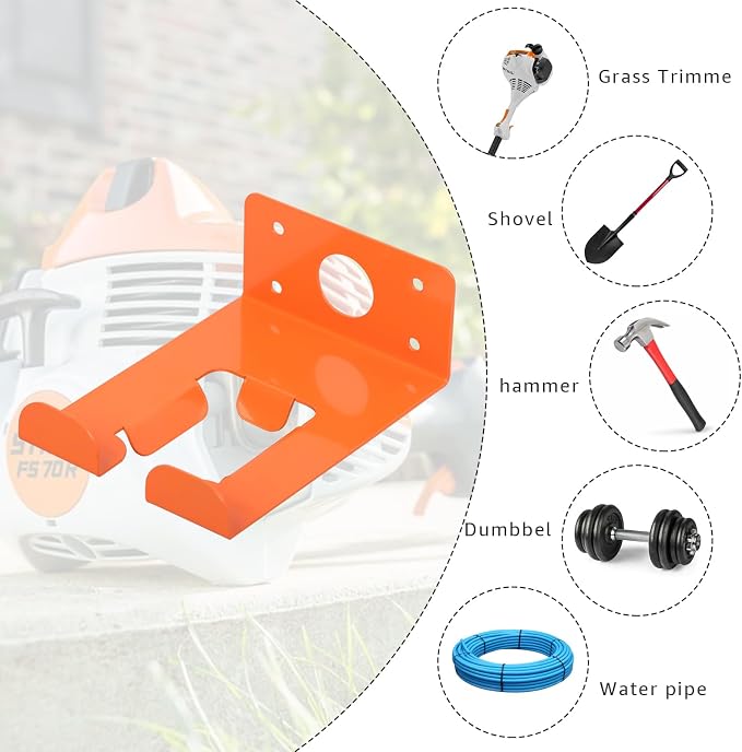 Weed Eater Rack & Chainsaw Holder - Image 3