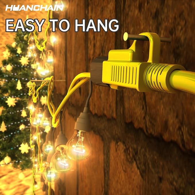 HUANCHAIN Outdoor Extension Cord 60 Foot Waterproof, 16/3 Gauge Flexible - Image 4