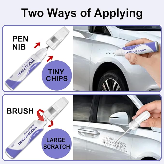 Touch Up Paint for Mercedes Benz Iridium Silver-Exact Match–Chips and Nicks - Image 3
