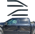 Smoke Side Wind Deflector Rain Guards Compatible by GLDIFA
