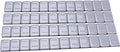 YIZBAP Wheel Weights Gray 1/4oz, 72 oz/Box, by YIZBAP