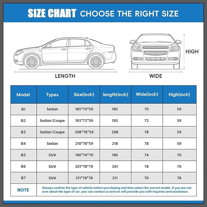 Hail Protector Car Cover for SUV, Anti Hail Car Covers Thick Multi-Layered EVA - Image 6