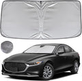 KAYZT Windshield Sun Shade for 2019-2025 2026 Mazda 3 Hatchback Sedan Foldable by KAYZT