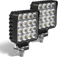 4.3" 12V LED Flood Lights 46W, 24 Volt Work Lights by VEGITOR