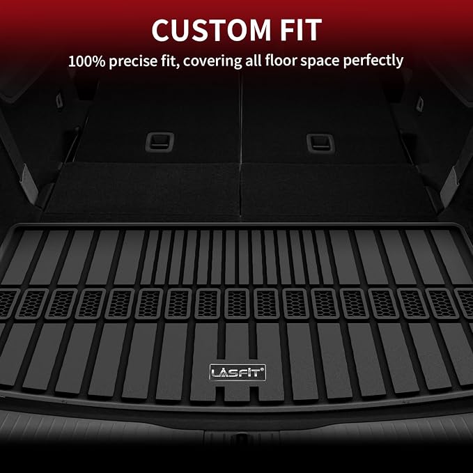 LASFIT Trunk Mat for Jeep Grand Cherokee L 2021-2025 6-Passenger and - Image 8