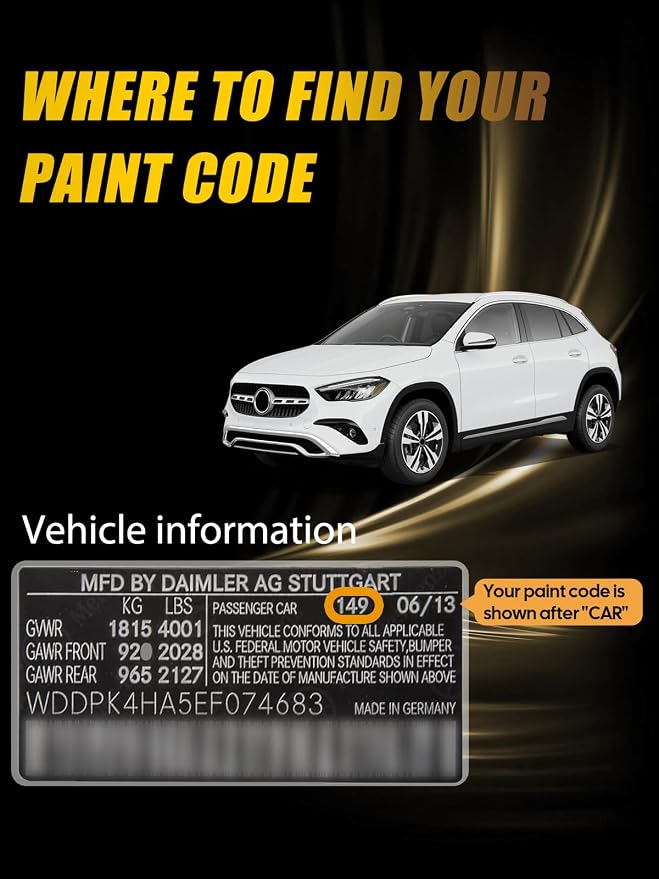 Brilliant Silver Metallic Touch Up Paint Compatible - Image 2