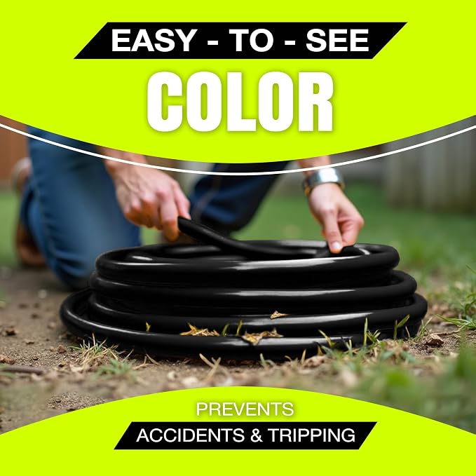 10ft Outdoor/Indoor Extension Cord 10/3 Gauge Ultra Heavy Duty 3 Prong SJTW - Image 5
