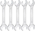 HARFINGTON 5pcs Double Open End Wrench 13mm x 17mm Metric 15 Degree Offset by HARFINGTON