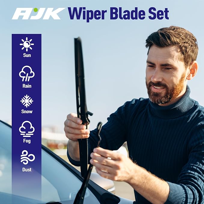 AJK Wiper Blades for Chevrolet Blazer 2019 2020 2021 2022 2023 2024, 2 Piece - Image 7