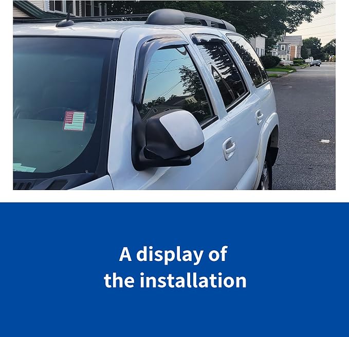 Smoke Sun/Rain Guards Window Visor Compatible - Image 5