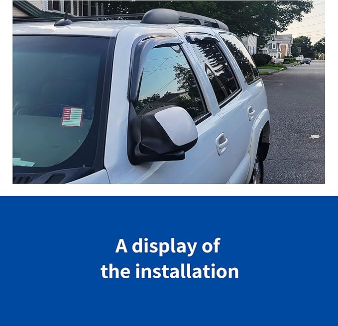 Window Visor Compatible with Honda Pilot 2016-2022 Wind Deflector Sun/Rain - Image 7