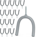 POETISKE Screw in U Utility Hooks Wall Mount Garage Storage Organizer Hanger by UNP