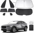 TINGLU Window Shades for Mazda CX-30 2019-2024 2025 Accessories Car Side Full by TINGLU