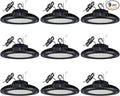 9 Pack 300W LED High Bay Light, UL&DLC Listed 41000LM Dimmable UFO High Bay LED by YELLORE-Professionalledlightsmanufacturerspecializingincommercialandindustriallighting