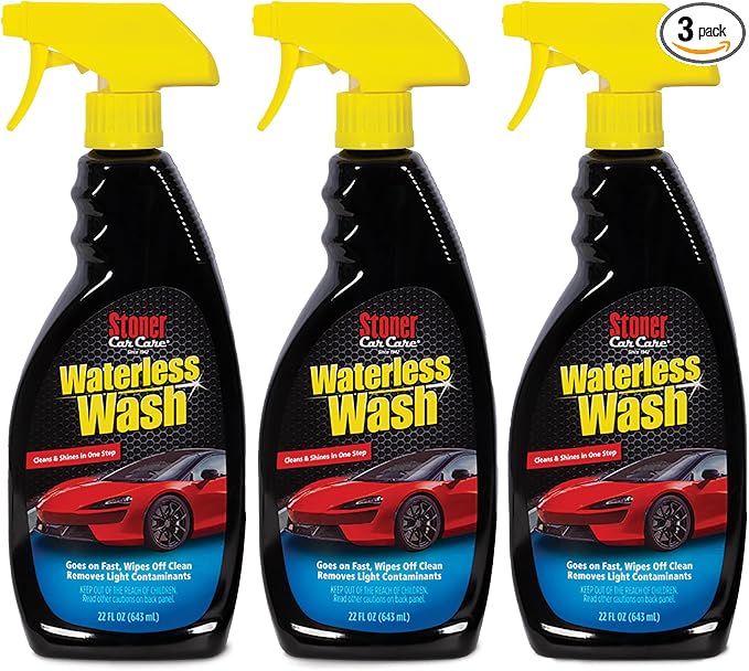 Stoner Car Care 92604-3PK Waterless Wash Car Detailing Spray – Safe, by StonerCarCare