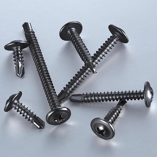 Wensilon #10×1/2” for Sheet Metal Self-Tapping Screws 410 Black Stainless Steel - Image 4