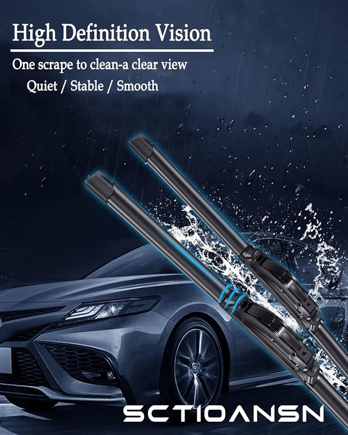 3 Wipers Set for Honda Odyssey 2005-2010, Windshield Wiper Blades Original - Image 4