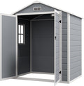 Outsunny 6' x 4.5' Outdoor Storage Shed, Plastic Shed by Outsunny