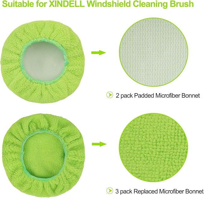 XINDELL 5 Pack Microfiber Pads – Replacement Heads Cover - Image 2